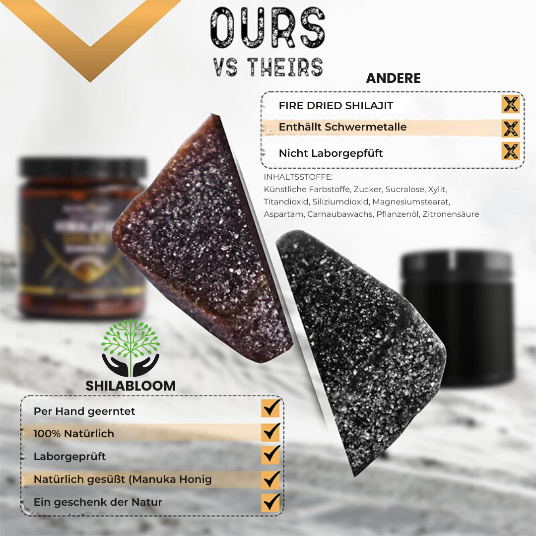 Shilabloom SHILAJIT Pure Shilajit Gummies